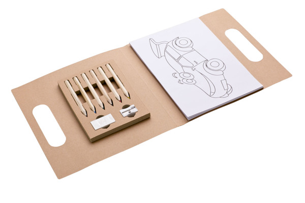 Risalni set Bambi, 30 strani, 6 barvic