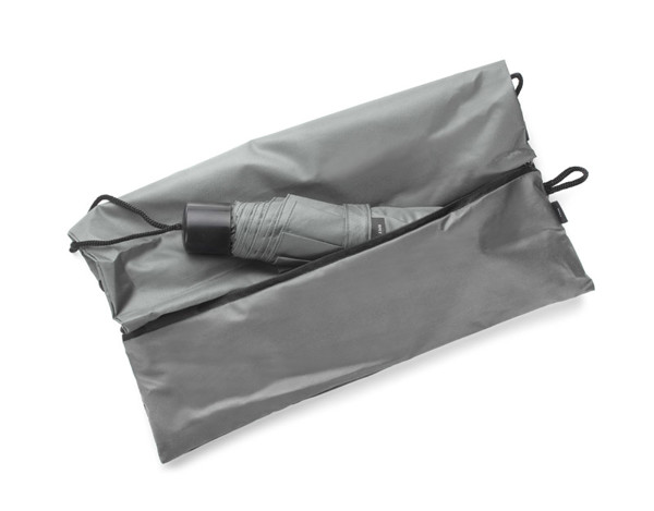 Drawstring bag with umbrella RAINY - grey