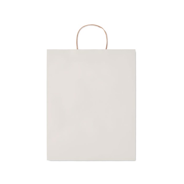 Darilna vrečka Paper Tone L recikliran papir, 90 g/m² - Bela