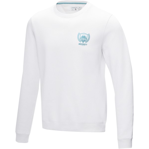 Sweat à col rond Jasper bio homme - Blanc / S