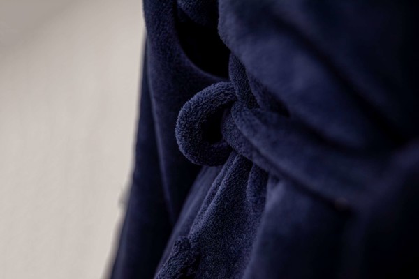 Olima Coral Fleece Bathrobe - Stone / XL/2XL