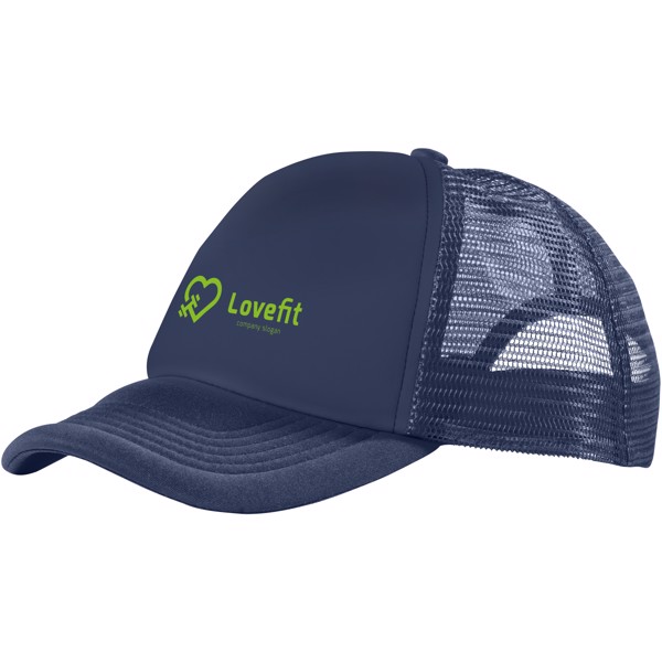 Trucker 100 g/m² Kappe mit 5 Segmenten - navy / navy