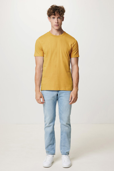 Tričko Iqoniq Brett z recykl. bavlny - Ochre Yellow / M