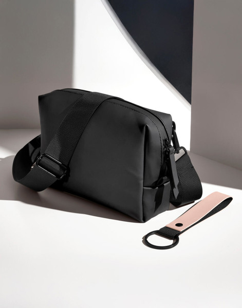 Matte Pu Keyring - Black / ONE SIZE