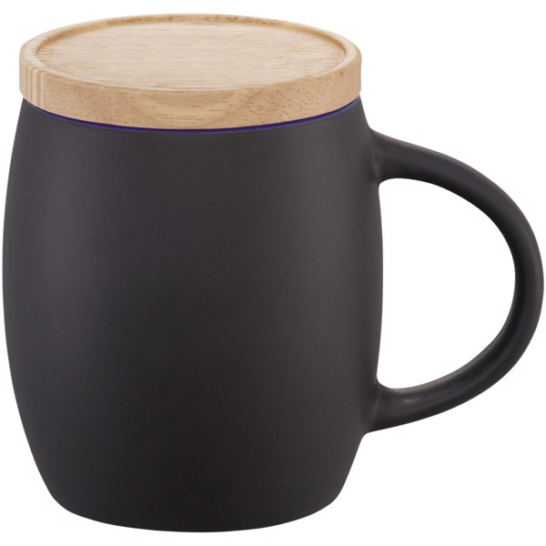 Mug céramique Hearth 400ml - Noir / Bleu