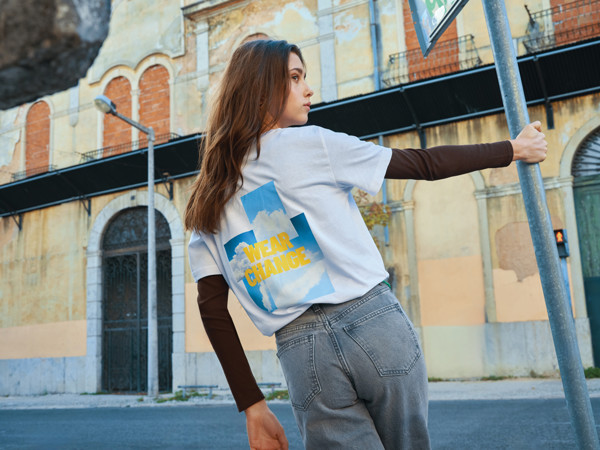 IQONIQ Kakadu relaxed T-Shirt aus recycelter Baumwolle - Recycled White / XXXL