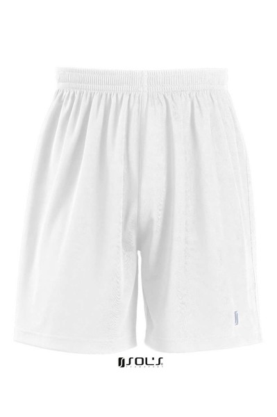 Sol's San Siro 2 - Adults' Basic Shorts - White / S