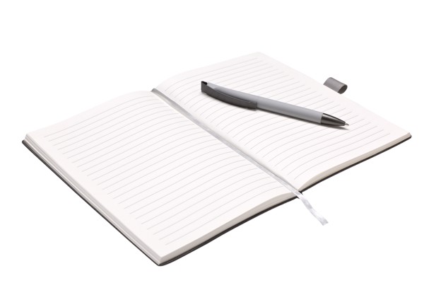 Equilibro Set Zápisník A5 S Propiskou - Grey