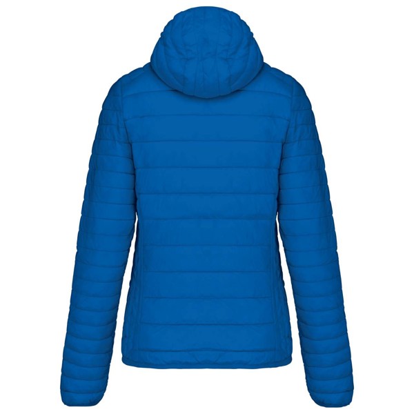 Ladies' Lightweight Hooded Padded Jacket - Light Royal Blue / L