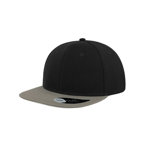 Snap Back - Preto E Cinza