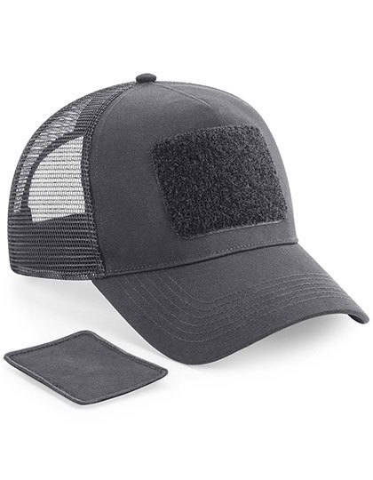 Removable Patch Snapback Trucker - Graphite Grey / One Size