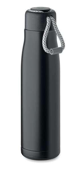 Dvojstenná fľaša 500 ml Cordle - Čierna