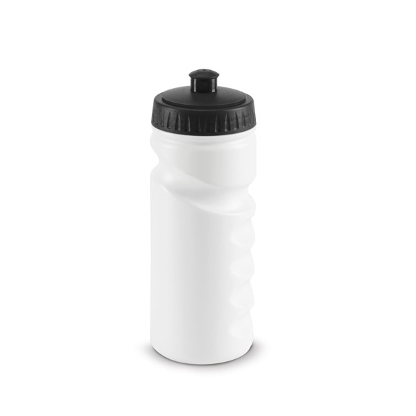 LOWRY. 530 ml HDPE športová fľaša - Čierna