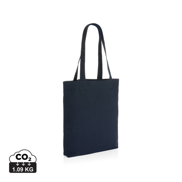 Sac tote en toile recyclée et non teintée Impact AWARE™ - Bleu Marine