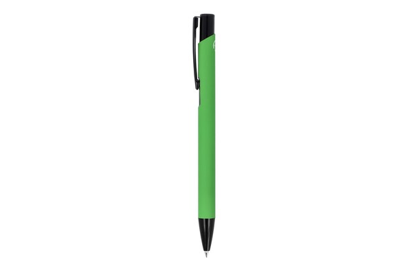 Alicante toucher doux R-AL encre bleue - Vert clair / Noir
