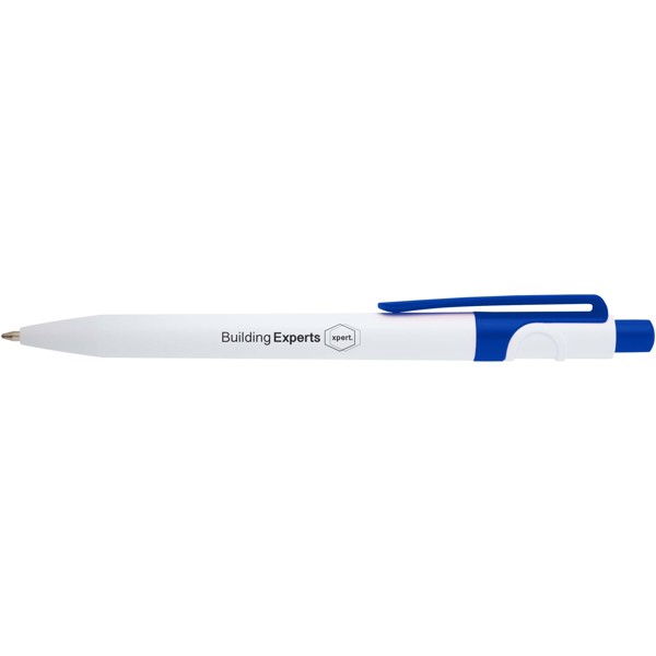 Stylo bille Unica en plastique recyclé (encre noire) - Bleu royal