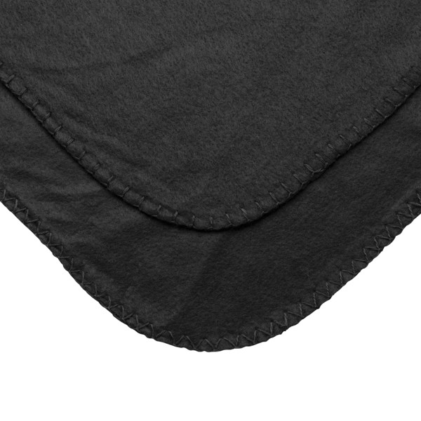 Fleece blanket in pouch - Black