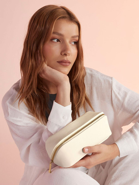 Boutique Open Flat Mini Accessory Case - Oyster