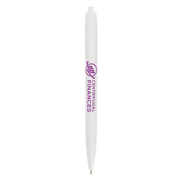 Basic Pen - White / Blue Ink
