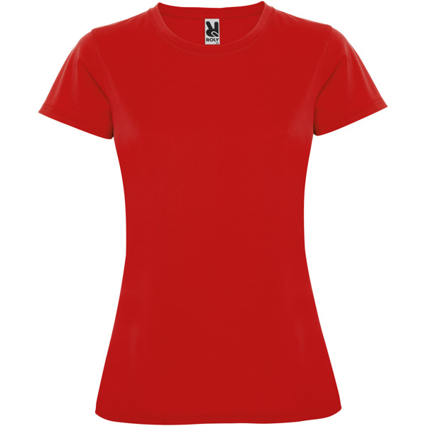 T-shirt sportiva a maniche corte da donna Montecarlo - Rosso / XL