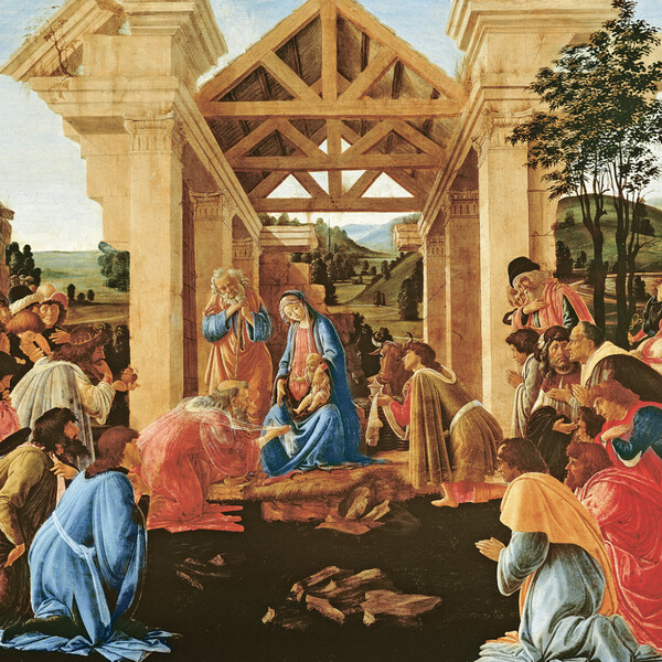 Notique Poznámkový Kalendář Sandro Botticelli 2027, 30 x 30 cm - Východní