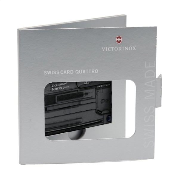 Victorinox Swisscard Quattro - Transparent Black