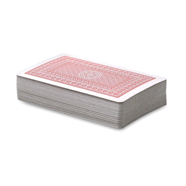 Playing cards in pp case Aruba - Red