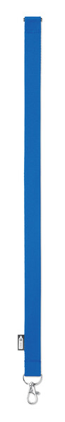 Lanyard en RPET Lany Rpet - Bleu Royal
