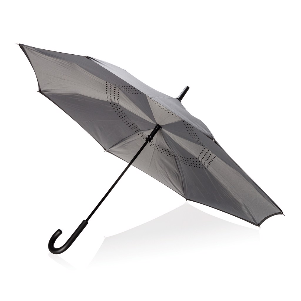Paraguas reversible 23” - Gris