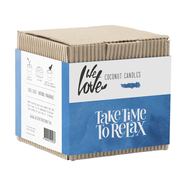 We Love The Planet Coconut Candle bougie - blanc