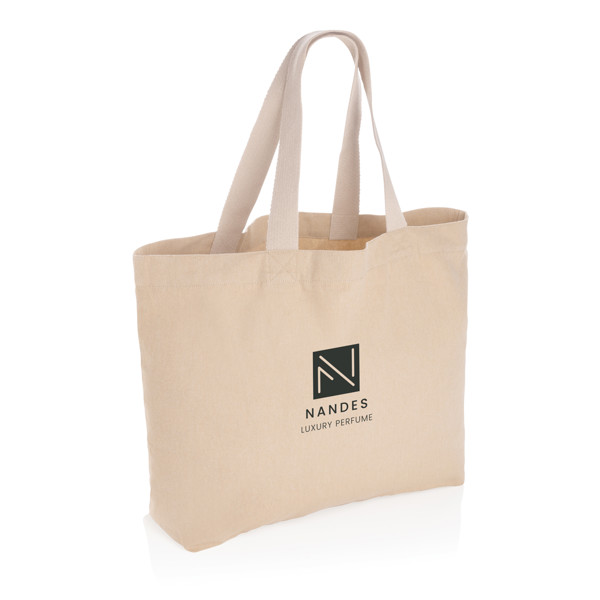 Impact Aware™ 240 gsm rcanvas large tote undyed - Brown