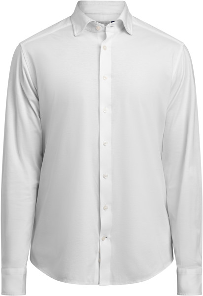 Interlock Shirt longsleeve J.Harvest & Frost | IB 132 Regular Men - White / L