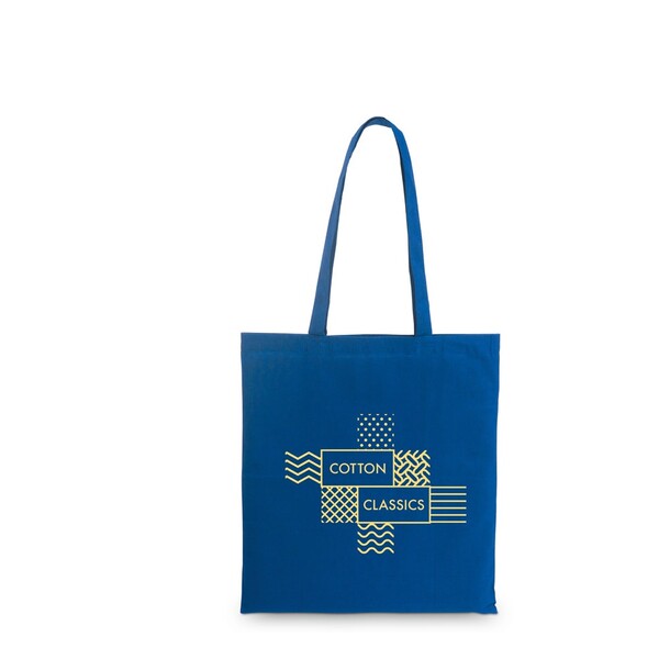 CARACAS. Vrećica od 100% pamuka (140 g/m²) - Bijela