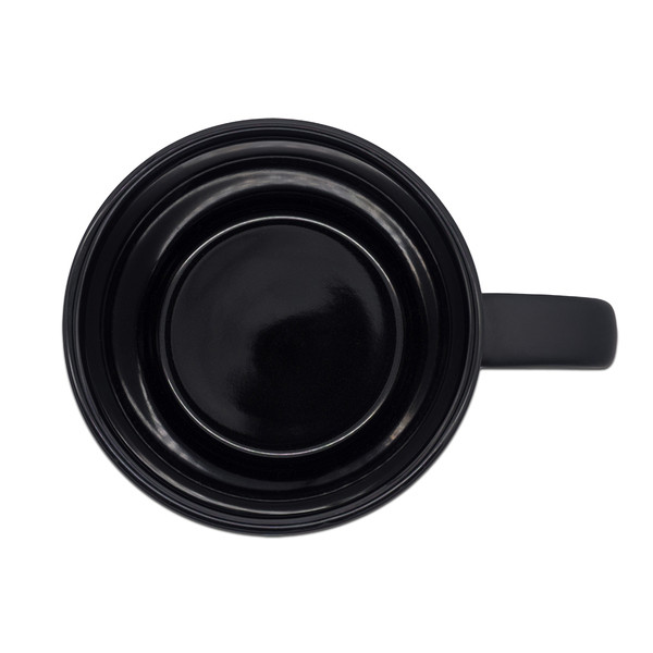 345 ml Esla ceramic mug - Black