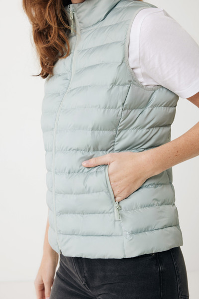 Iqoniq Meru ženski telovnik, recikliran poliester - Ice / 2XL