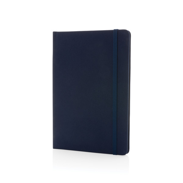 GRS certified RPET A5 notebook - Navy / Navy