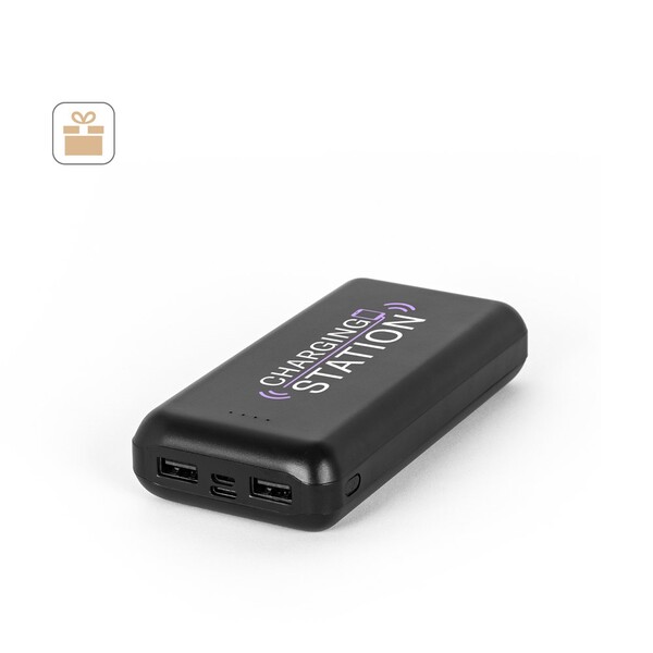LEAKEY 20. Prijenosna baterija 20'000 mAh od recikliranog ABS-a (100% rABS)