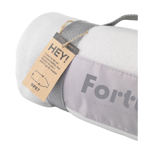 SuperSoft RPET (180 g/m²) plaid en fleece - Gris