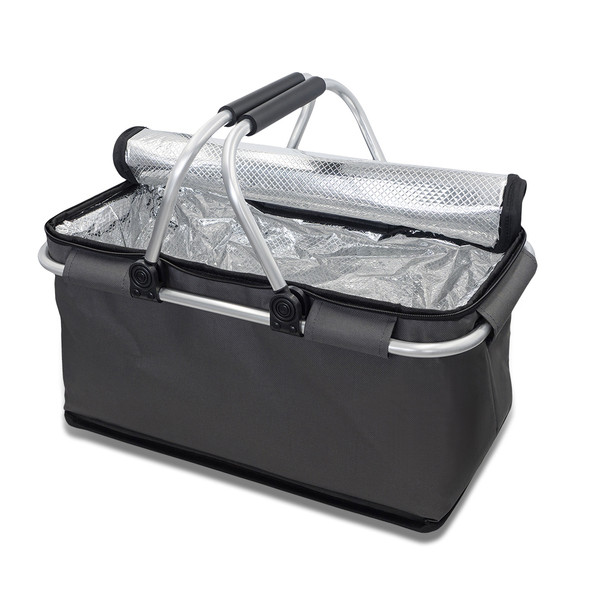 Huron insulated picnic basket - Graphite