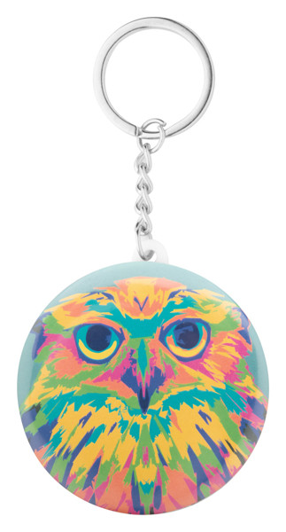 Pin Button Keyring KeyBadge Bottle