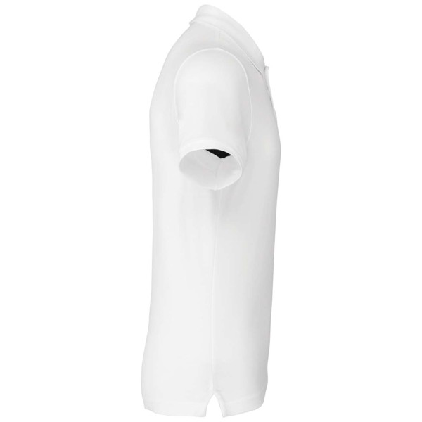 MUŠKA POLO MAJICA KRATKIH RUKAVA U PIQUÉ - Bijela / M