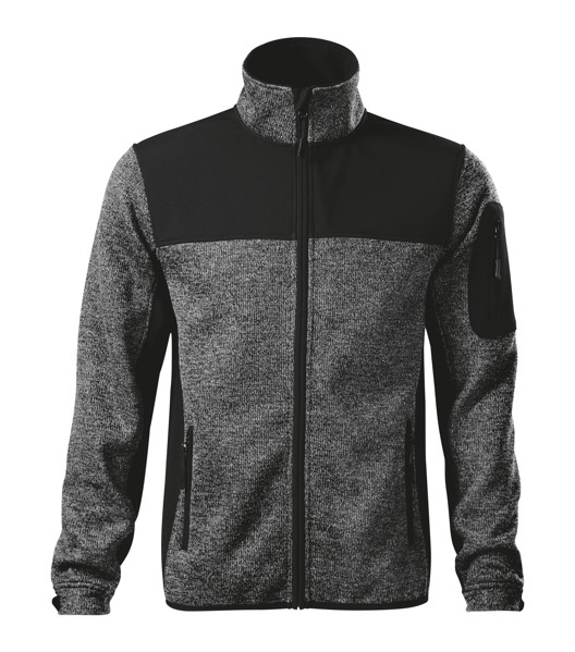 Softshellová Bunda Pánská Rimeck® Casual - Knit Gray / L