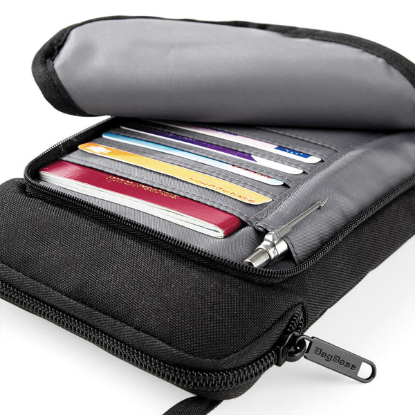 Travel Wallet - Black / ONE SIZE