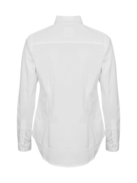 Cottover Gots Poplin lady shirt white 34