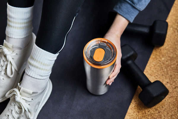 Cestovní nerezový termo hrnek 600ml Black+Blum - Oranžová