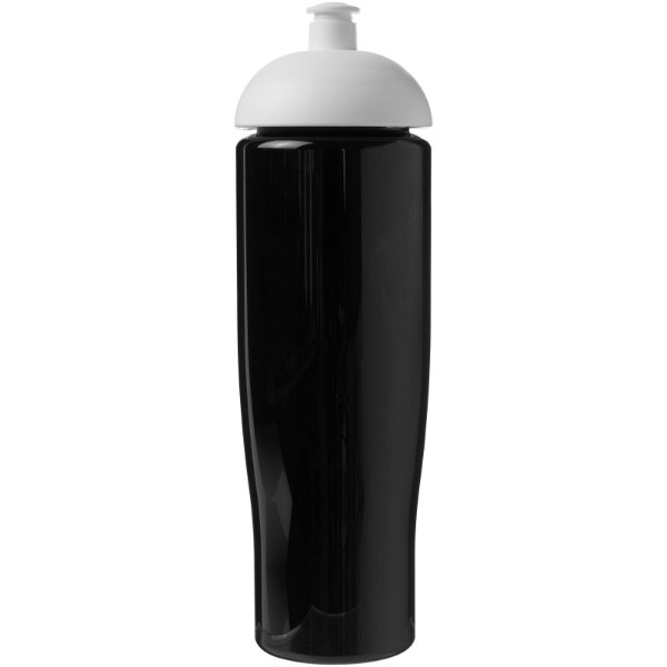 Športová fľaša H2O Tempo® s kupolovitým uzáverom 700 ml - Jednofarebná čierna / Biela