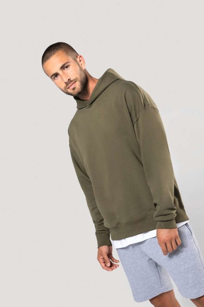 Unisex Oversized Fleece Hoodie - Wine / S