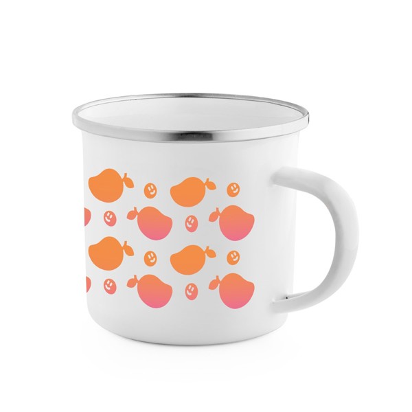 GOTZE SUB. Mug en inox émaillé pour sublimation 350 mL