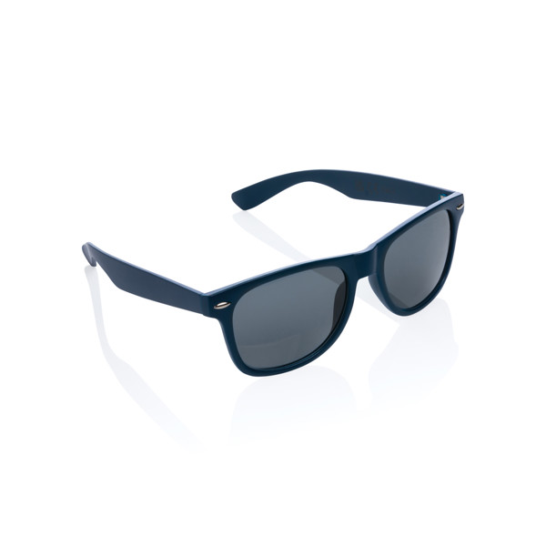 Lunettes de soleil en PC plastique recyclé GRS - Bleu Marine