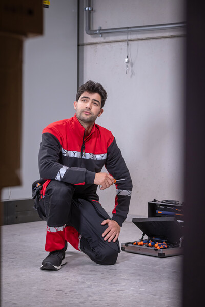 7103 FULL ZIP SWEATSHIRT PGL Grey/Black M